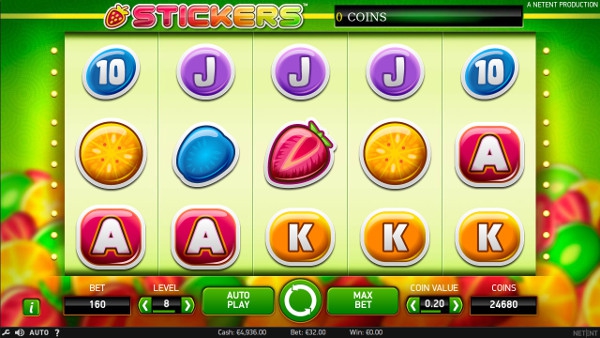 Игровой автомат Stickers - на официальный сайт казино Вулкан Платинум играть